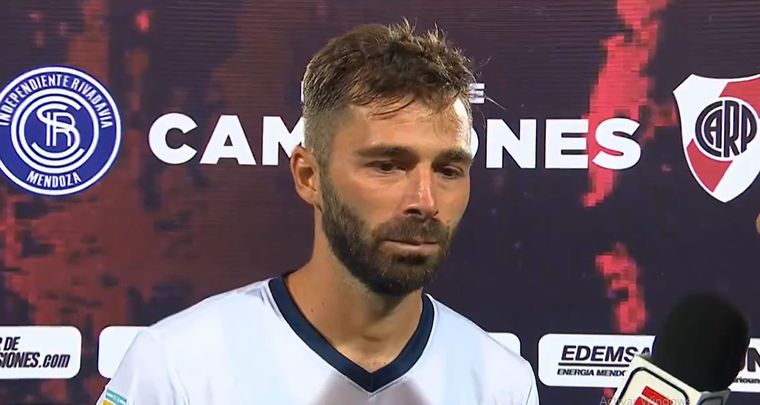 Tonetto y su declaración luego del partido ante River. Foto: Captura