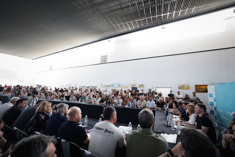 Kicillof en Mar de Ajó Kicillof en Mar de Ajó