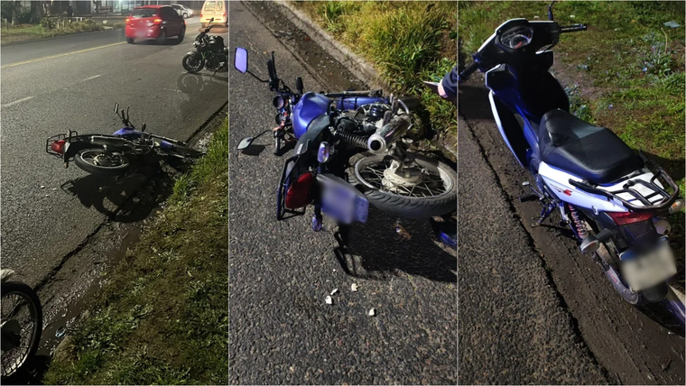 Dos motochorros asaltaron a dos policías federales con intenciones de robarles el auto y protagonizaron un enfrentamiento armado.
