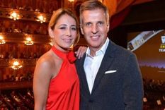 Se filtraron las primeras imágenes del casamiento de Martín Redrado y Lulú Sanguinetti. El economista y su ahora esposa se casaron frente al Lago di Como.