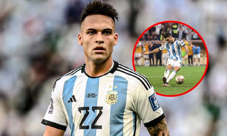 El delantero confesó que le pidió el penal a Montiel