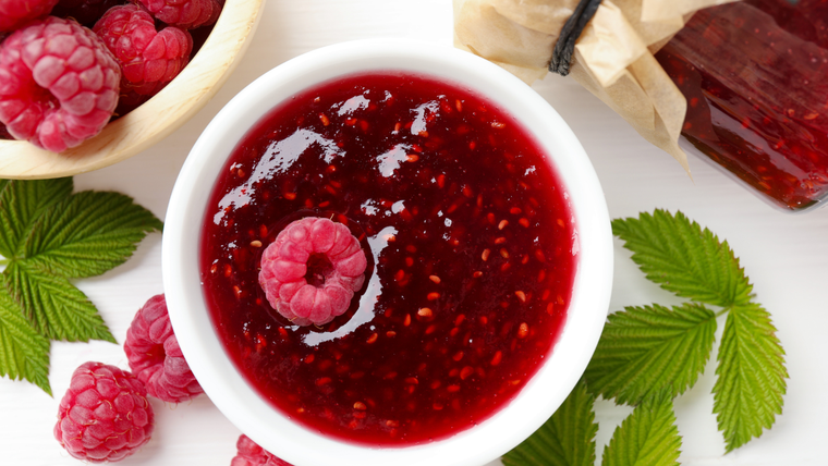 Probá esta receta de mermelada de frambuesas Probá esta receta de mermelada de frambuesas