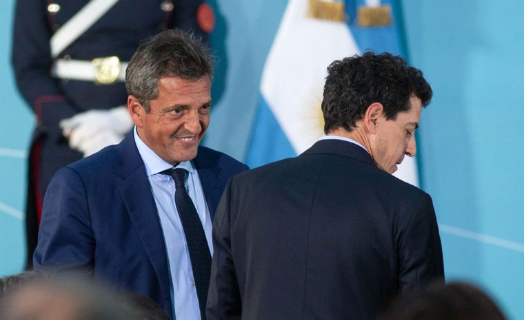 El precandidato a presidente, Sergio Massa, tuvo una metida de pata con una declaración que involucró sin querer a Eduardo Wado de Pedro. Foto: Noticias Argentinas