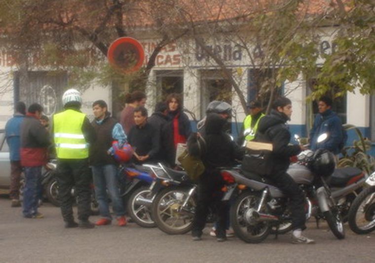 170 motos fueron secuestradas esta vez. Foto: Gentileza