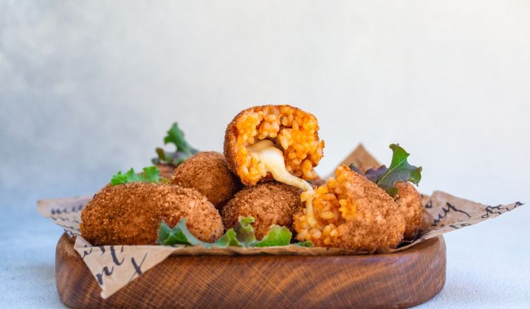 Arancini: el placer dorado de la cocina italiana Foto: Shutterstock