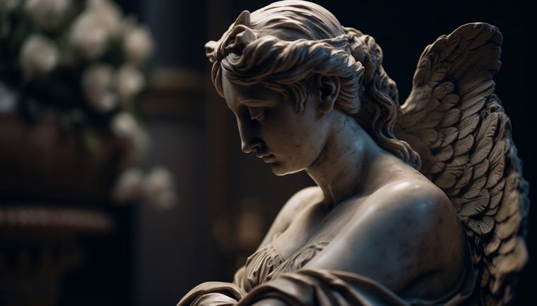 El ángel volaba bajito, calmando las miserias de aquellas personas que eran alcanzadas por su tenue suspiro. Foto: Freepick.