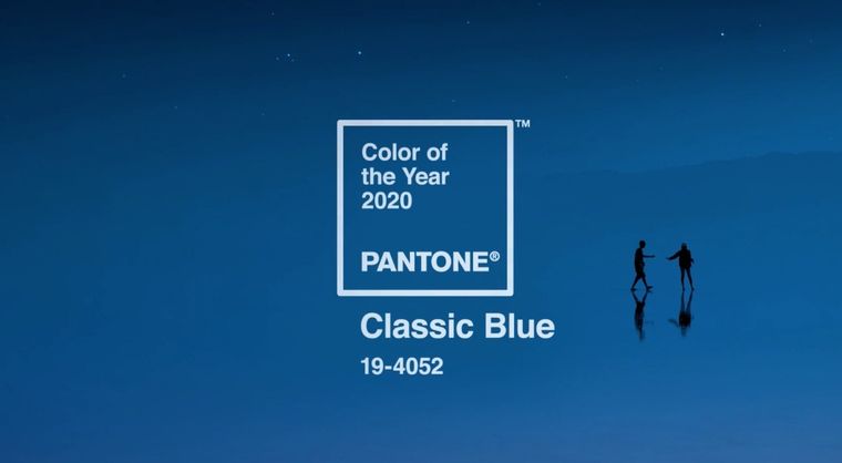 El color del año: azul.