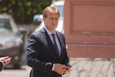 Rodolfo Suarez está en Buenos Aires y se reunió con el ministro del Interior