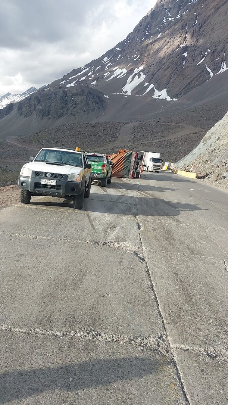 Imágenes del accidente. Foto: Gendarmería Nacional.