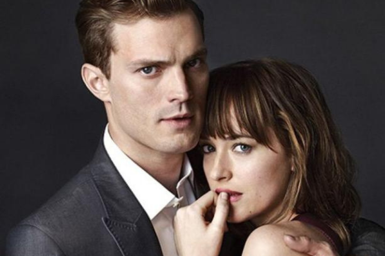 Jamie Dornan y Dakota Johnson, protagonistas de 50 sombras de Grey.