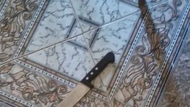 El cuchillo utilizado por el hombre para asesinar a su esposa en Tres de Febrero Foto: NA