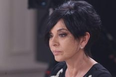 la reaccion de monica gutierrez luego que mirtha legrand le recordara el video viral de su marido desnudo