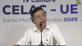 El presidente de Colombia, Gustavo Petro, durante la IV Cumbre CELAC-UE. El presidente de Colombia, Gustavo Petro, durante la IV Cumbre CELAC-UE.