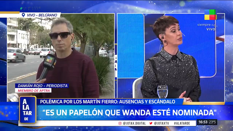 El panelista arremetió contra Wanda Nara. Foto: captura de video/ América TV. El panelista arremetió contra Wanda Nara. Foto: captura de video/ América TV. 
