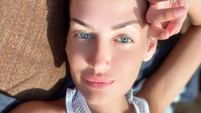 Mercedes Villador cautivó con un arriesgado look playero. Foto: Instagram/ Mercedes Villador