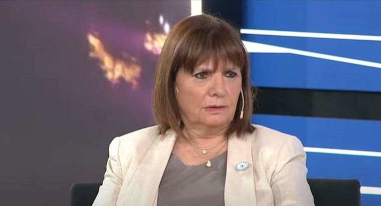 La ministra de Seguridad, Patricia Bullrich