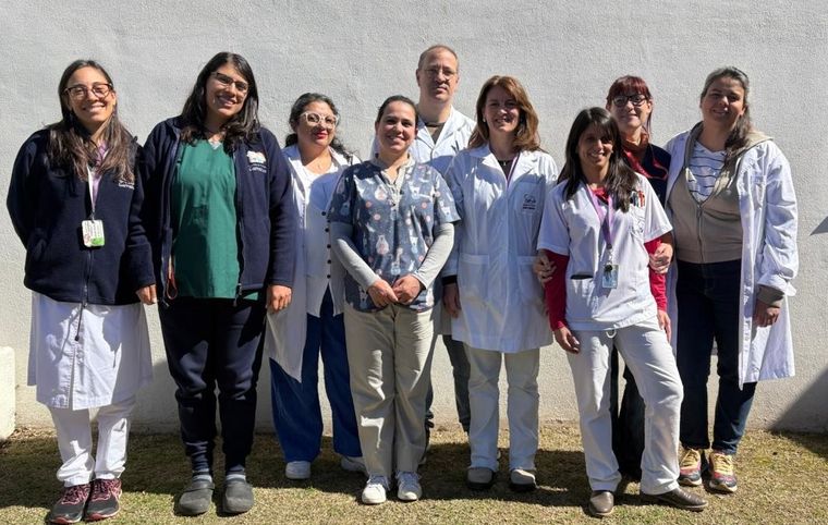 Integrantes del equipo del Banco Público de Sangre de Cordón Umbilical del Hospital Garrahan, que se sumó a la iniciativa. Integrantes del equipo del Banco Público de Sangre de Cordón Umbilical del Hospital Garrahan, que se sumó a la iniciativa.