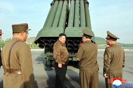 Kim visita constantemente a sus tropas. Foto: Efe.