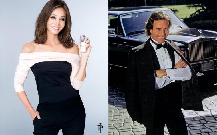 Julio Iglesias junto a su primera esposa, Isabel Preysler.