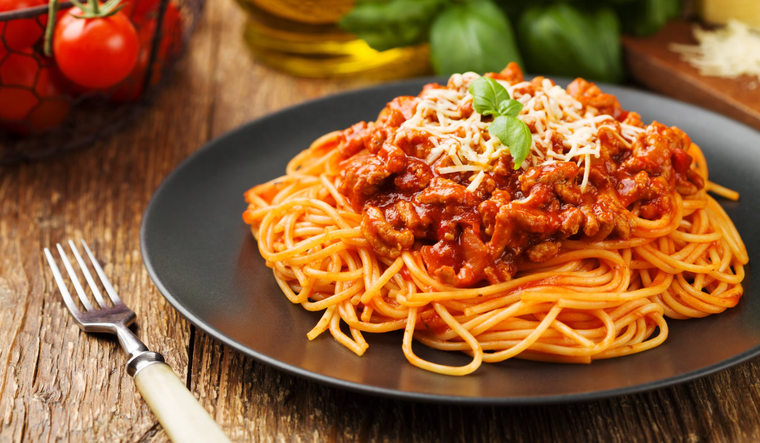 Un delicioso platillo de spaghetti a la boloñesa para agasajar a tus seres queridos Foto: Recepedia