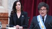Victoria Villarruel y Javier Milei cada vez más lejos. Foto: Senado Victoria Villarruel y Javier Milei cada vez más lejos. Foto: Senado