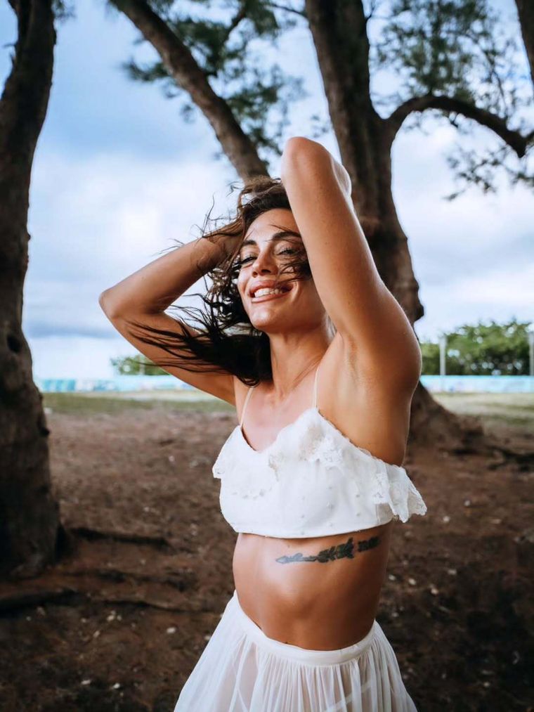 Así fue el outfit de Emilia Attias en Miami. Así fue el outfit de Emilia Attias en Miami.