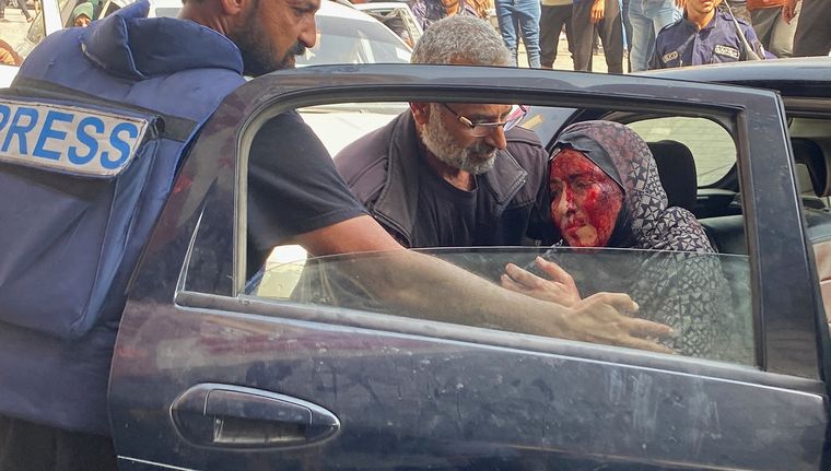 Los ataques a Gaza no cesan y los muertos, crecen. Foto: NA