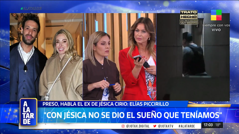 Elías Piccirillo habló desde la cárcel. Foto: captura de video/ América TV. Elías Piccirillo habló desde la cárcel. Foto: captura de video/ América TV. 