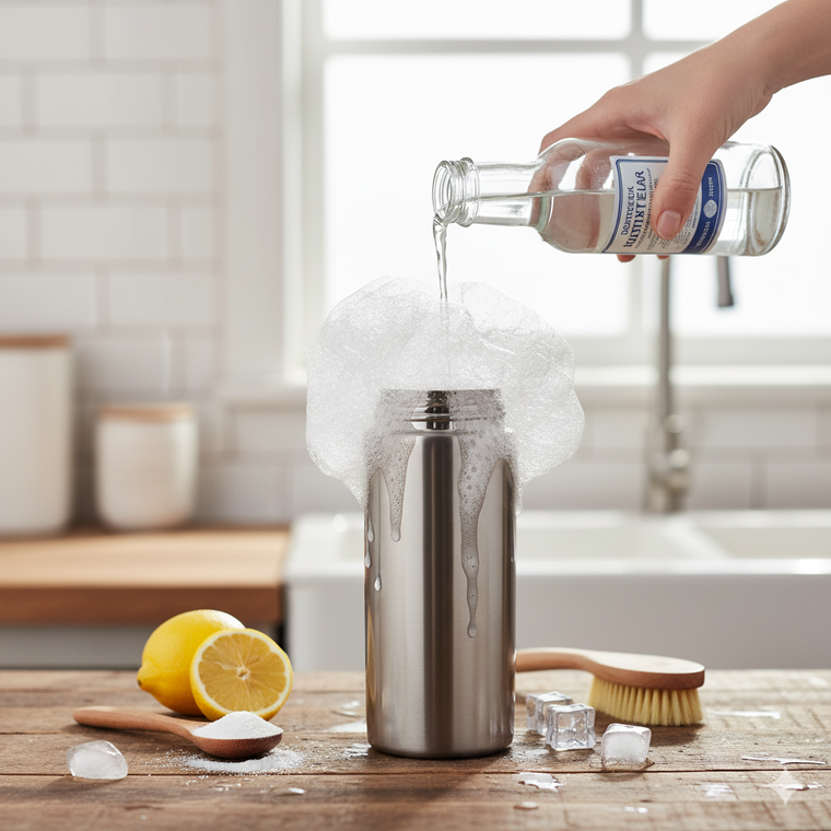 El termo quedará como nuevo. Fuente: IA Gemini.