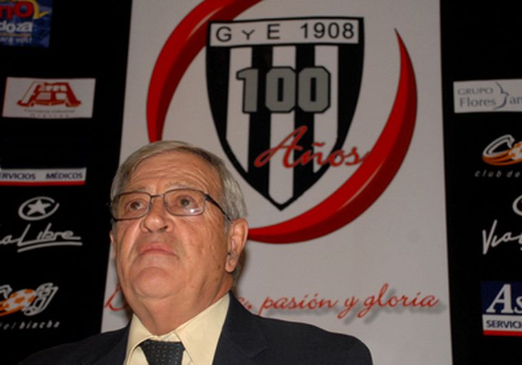 Hugo Guzzo, presidente de Gimnasia y Esgrima. Foto: Nacho Gaffuri / MDZ