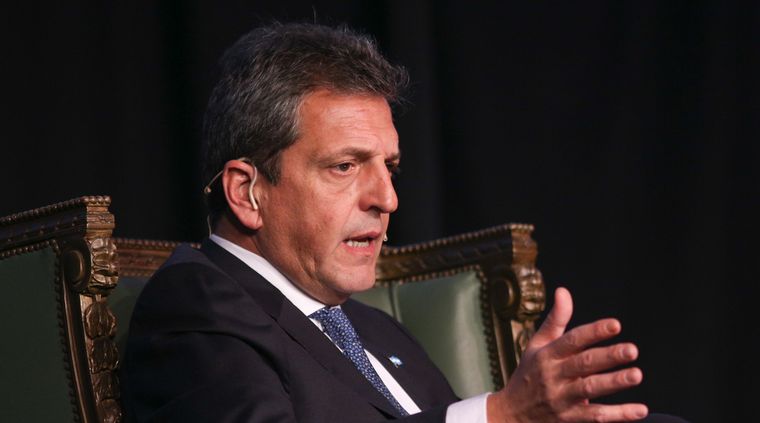 Sergio Massa habló de todo a una semana de las PASO. Foto: NA