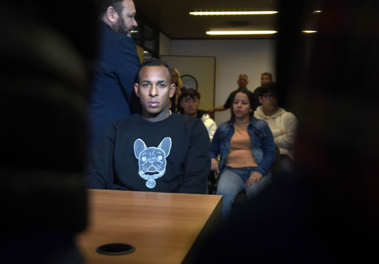 El atacante de Boca negó que haya atacado a su ex pareja Cortés y además dijo que ella lo golpeaba. Foto: Télam