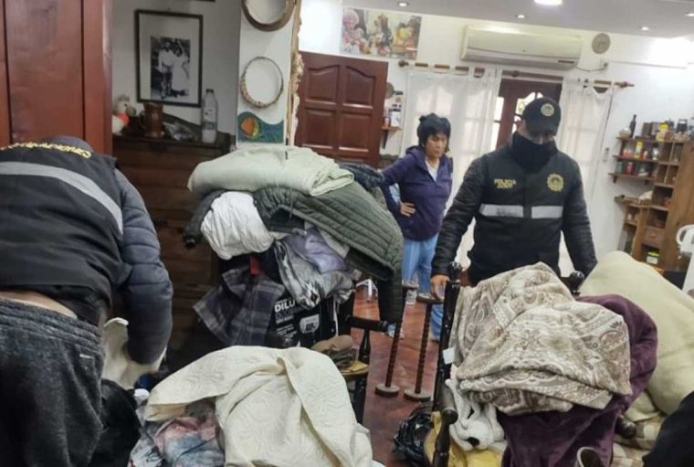 Allanamiento Milagro Sala. Foto: NA