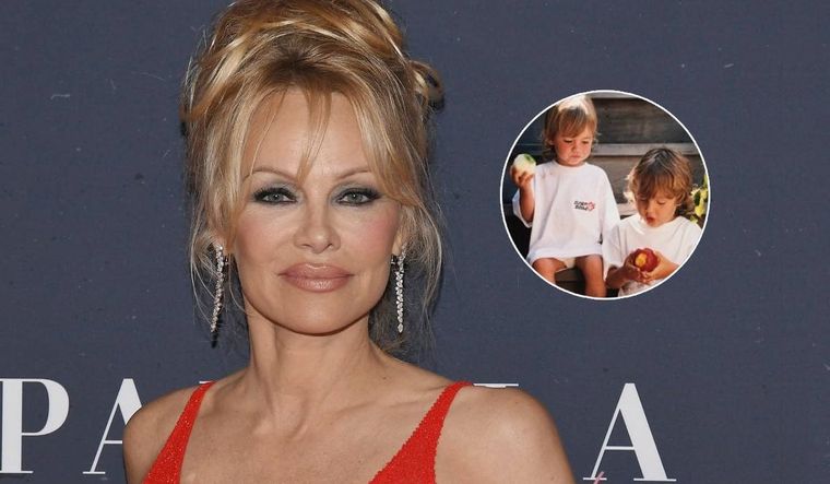 Pamela Anderson tuvo dos hijos con Tommy Lee: Brandon y Dylan.