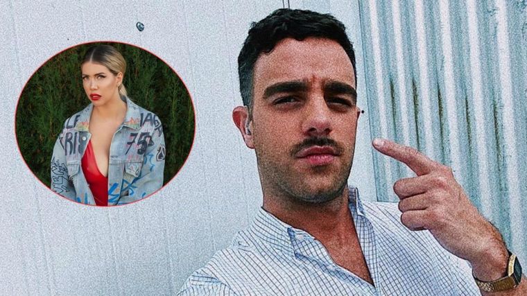 Diego Poggi y Wanda Nara