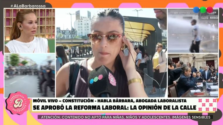 Bárbara, abogada laboralista, habló sobre la reforma laboral en A la Barbarossa. Bárbara, abogada laboralista, habló sobre la reforma laboral en A la Barbarossa.