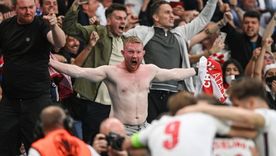 60.000 personas asistieron a la final de la Euro en Wembley. Foto: Getty Images