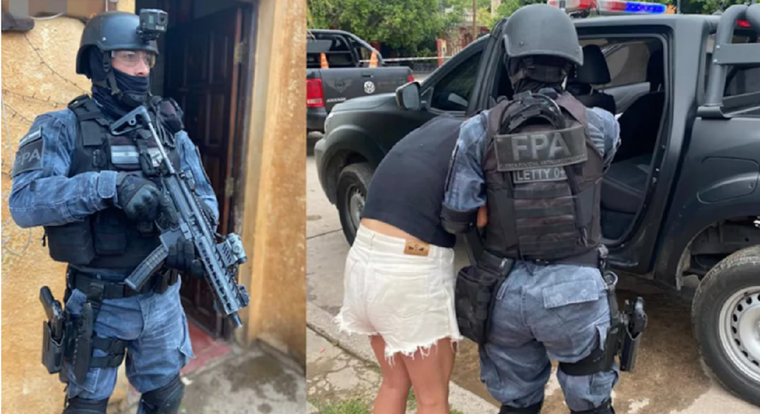 Una de las cuñadas. Foto: NA.