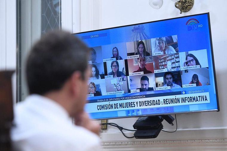 La reunión fue por videoconferencia.