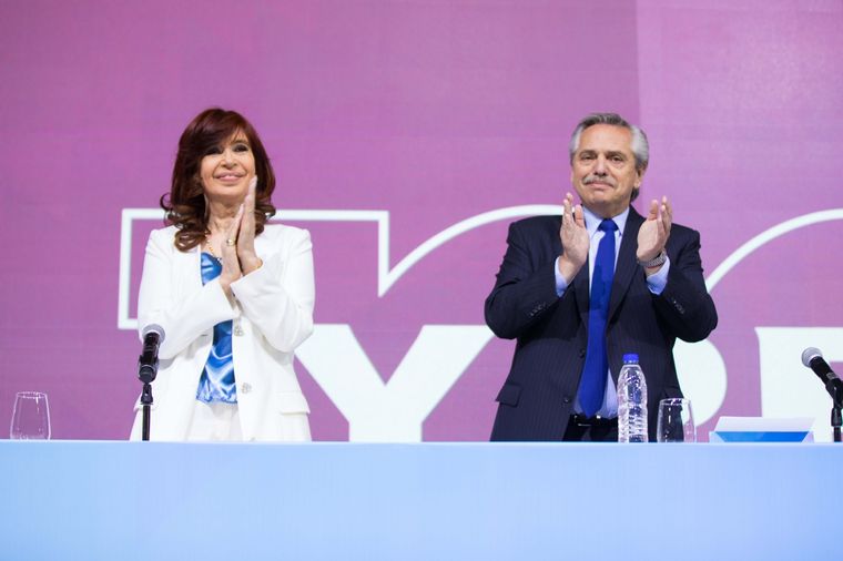 Alberto Fernández aseguró que comparte con Cristina Kirchner el objetivo de país por encima de cualquier diferencia Foto: EFE