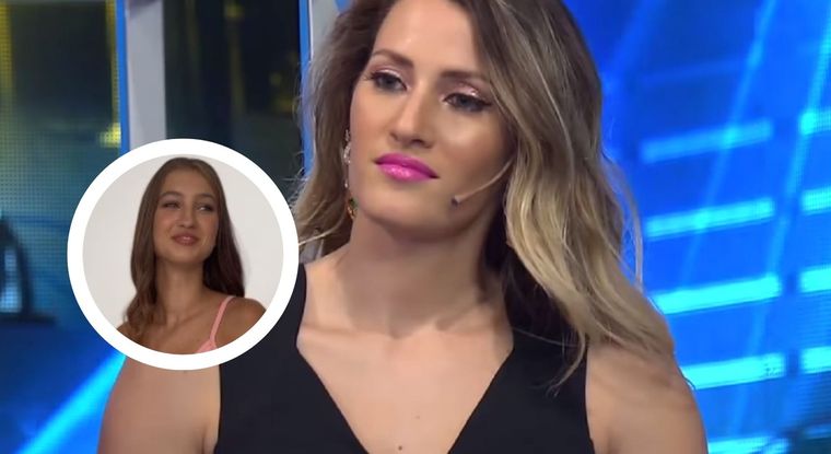 Mica Viciconte y un comentario singular a la hija de Nicole Neumann. Foto: Captura TV