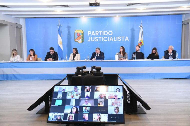 El Consejo del PJ se reunió este jueves por la mañana en la sede de la calle Matheu.