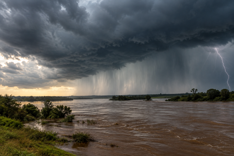 Uno de los efectos de El Niño es la crecida de los ríos, lo cual aumentará las chances de inundaciones.