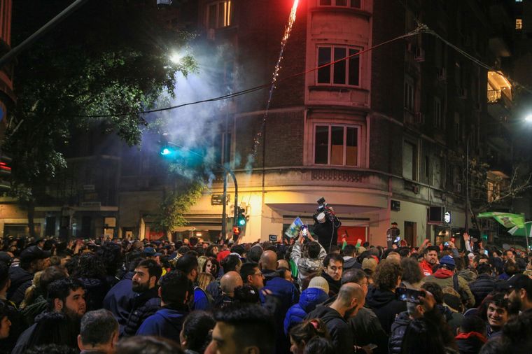 Tras los incidentes de anoche, la tensión no cesa en Recoleta Foto: Noticias Argentinas