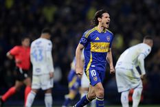 Cavani celebra el gol de Boca. Foto: FotoBaires Cavani celebra el gol de Boca. Foto: FotoBaires