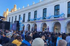 Unas 6 mil personas asistieron al acto de 25 de Mayo que tuvo como único orador al presidente Javier Milei. Foto: Gabriela Yalangozian / MDZ