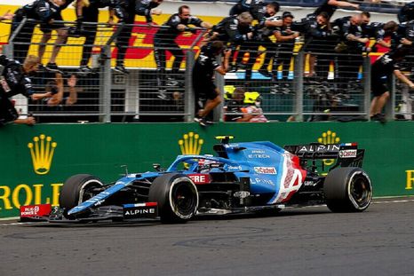Esteban Ocon celebró en el Hungaroring su primer triunfo en la F1 y el único en la historia de Alpine Esteban Ocon celebró en el Hungaroring su primer triunfo en la F1 y el único en la historia de Alpine