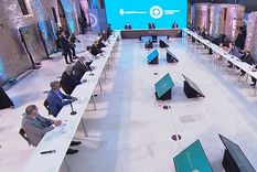 Foto: Télam. Los gobernadores radicales de Mendoza, Jujuy y Corrientes, así como Rodríguez Larreta, no asistieron a la convocatoria previa.