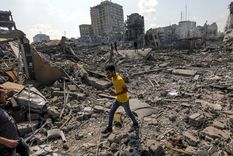 Israel y Hamás negocian el alto el fuego en Franja de Gaza. Foto EFE