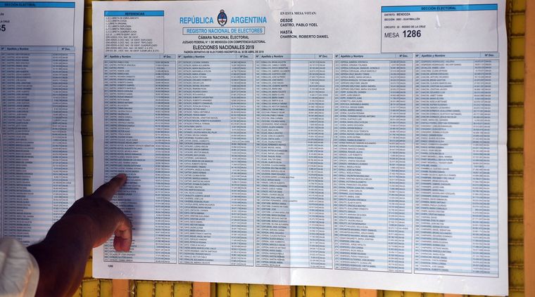 Hasta el 19 de mayo se podrá consultar los padrones provisionales para detectar si hay errores o ausencias. Foto: Pachy Reynoso / MDZ